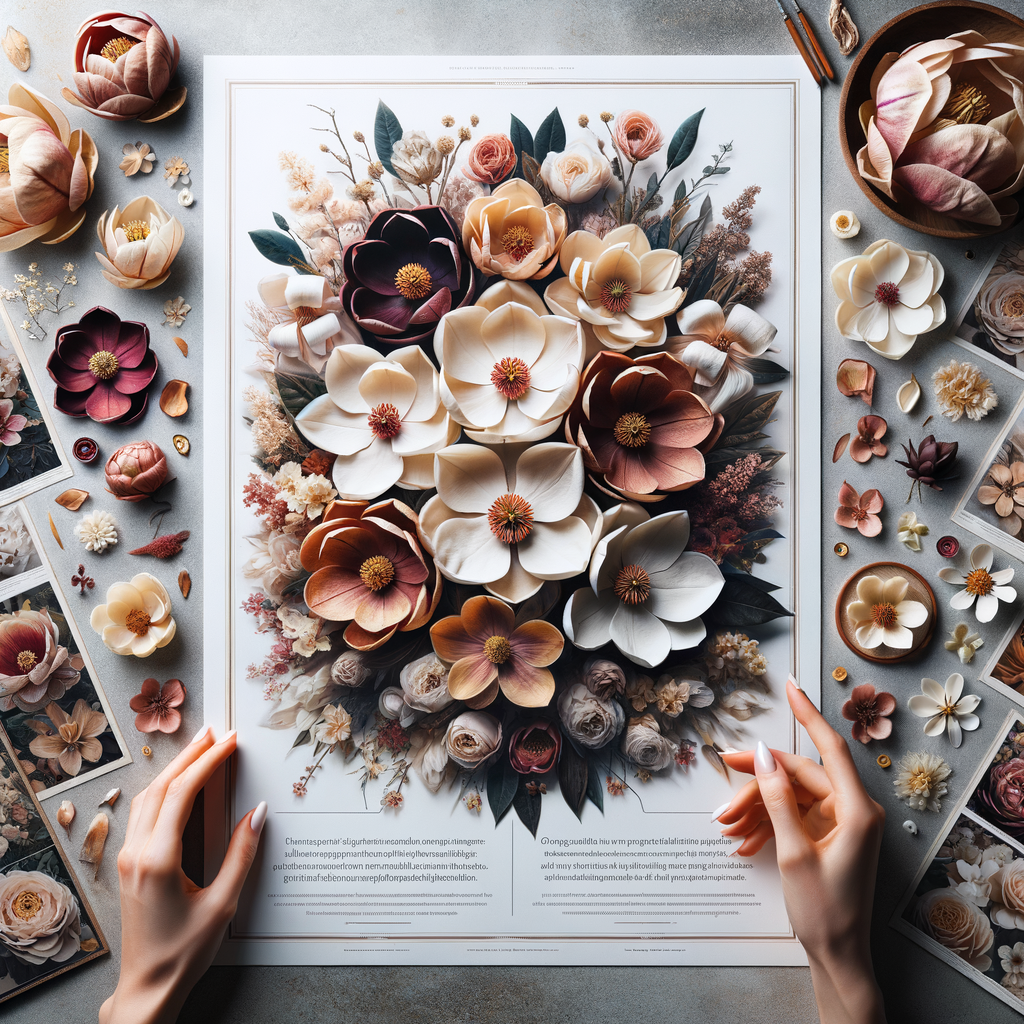 Step-by-step DIY guide on preserving magnolia flowers using various flower preservation methods, showcasing the beauty and maintenance of magnolia flowers.