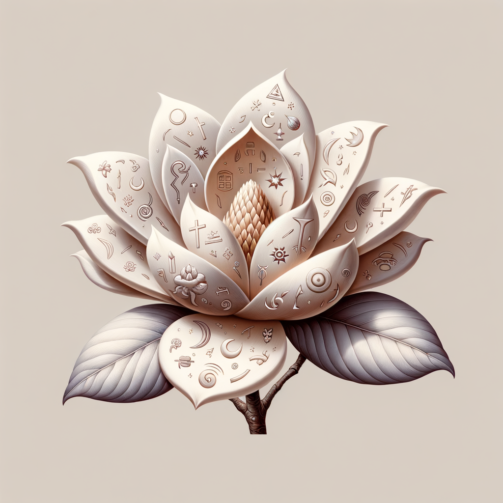 Close-up of a blooming magnolia flower showcasing hidden symbolism, representing the deep meaning and interpretation of magnolia flower symbolism.